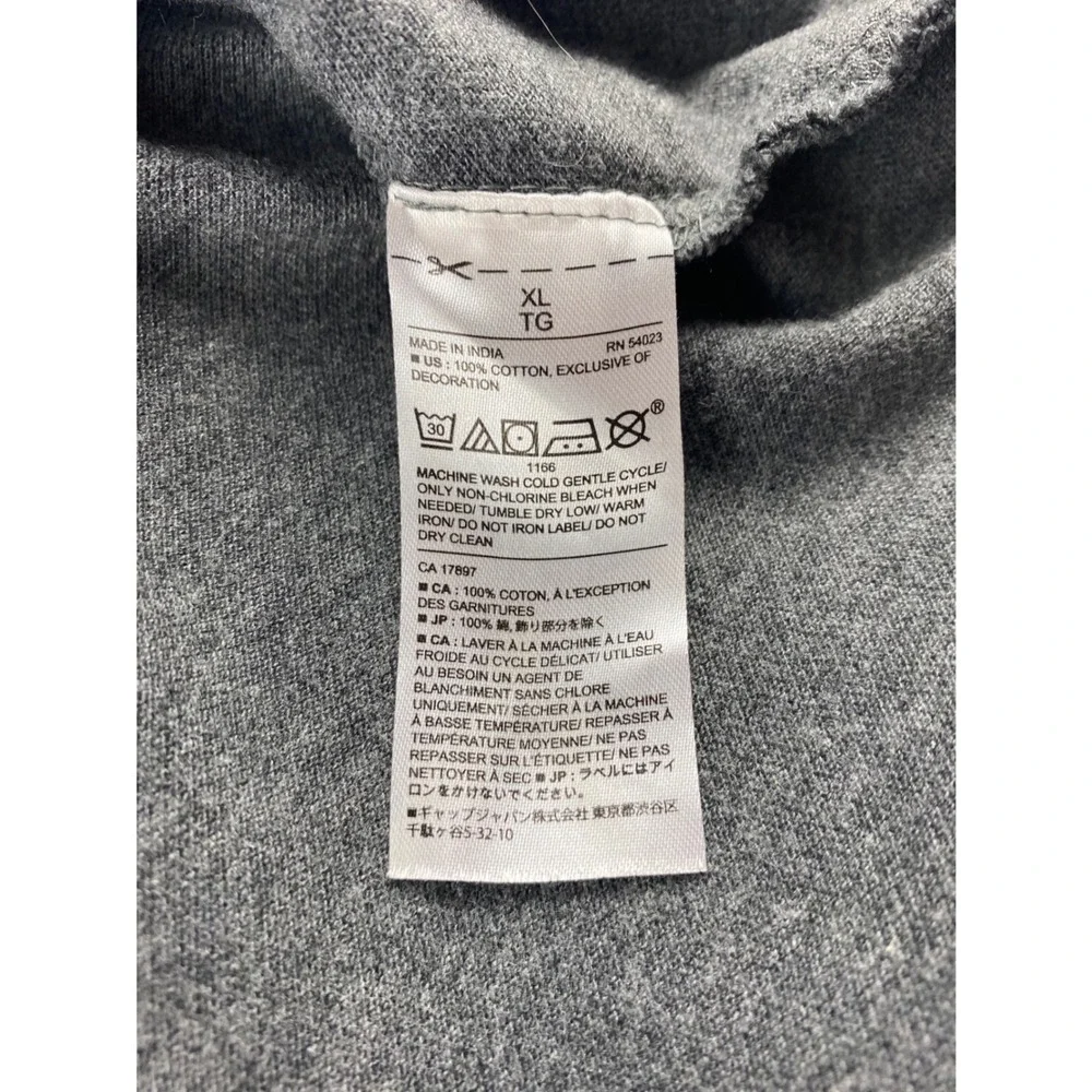 Banana Republic Mens XL Elephant Pique Polo Shirt Charcoal Heather Gray - Picture 5 of 7